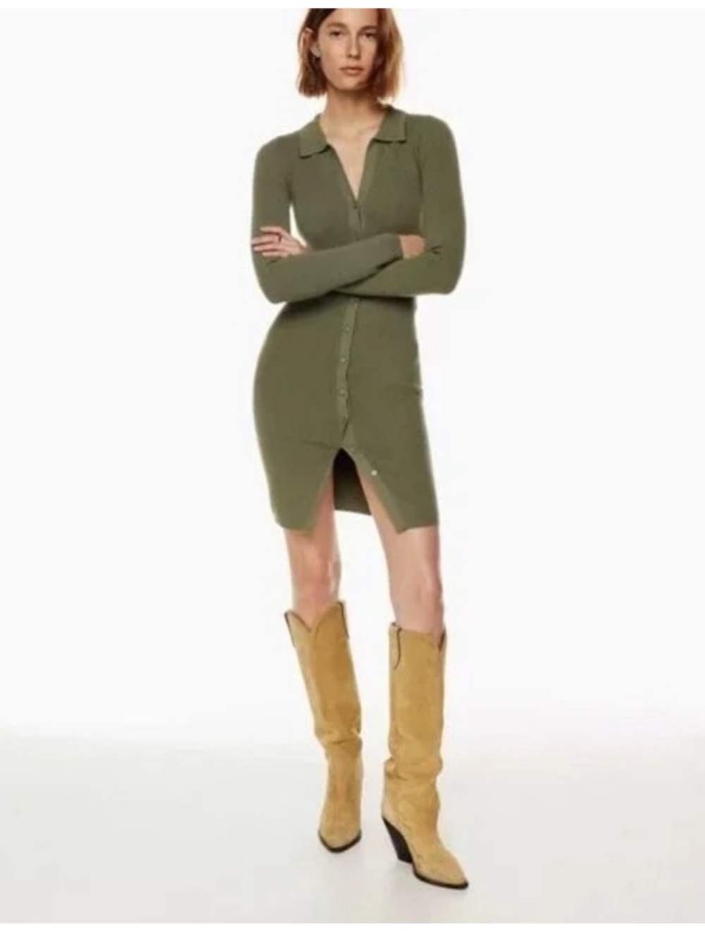 Aritzia Wilfred cove sweater dress